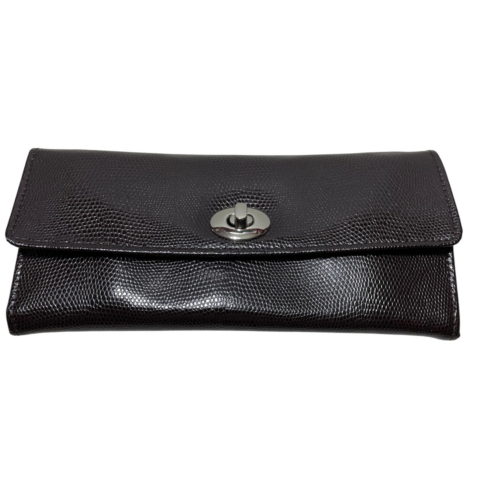 Wolf Leather Jewelry Travel Case Luster Look 9x 4 (open 14")